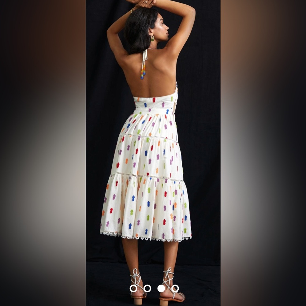 Farm Rio Pineapple Mini Dress - Picture 2 of 5